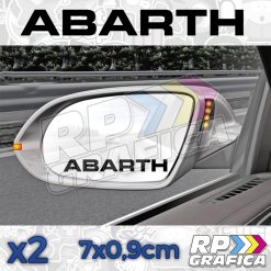 Scritta Abarth Specchietti