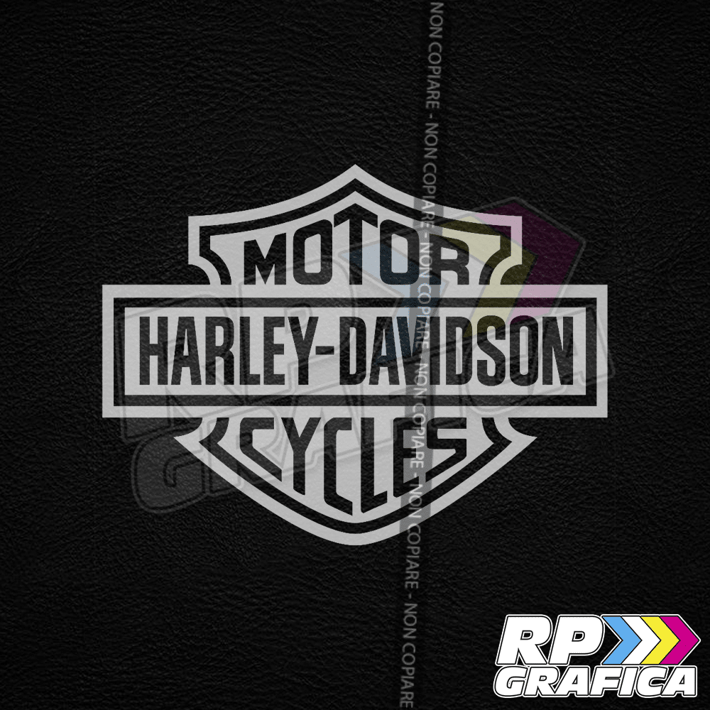 Adesivo Logo Harley Davidson - RP Grafica