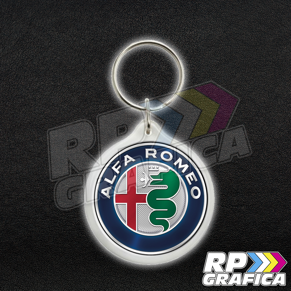 Portachiavi con Logo Alfa Romeo - RP Grafica