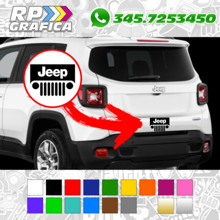 Adesivo Jeep Portellone