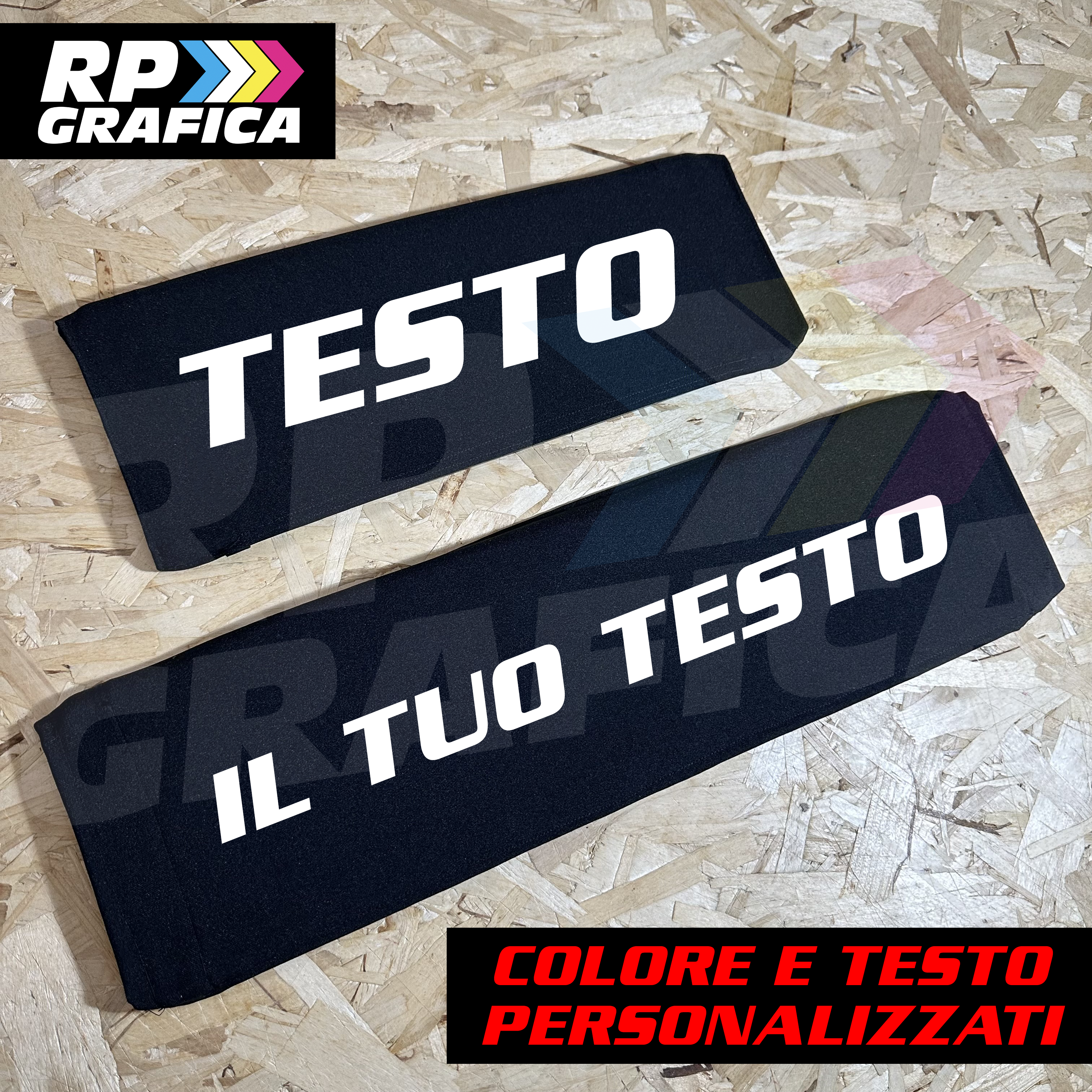 Misterlabel - Copritarga in plastica personalizzato